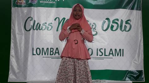 Check spelling or type a new query. Juara Pidato Islami Putri Kelas 8 - YouTube