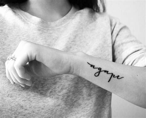 Check spelling or type a new query. agape love tattoo. small and dainty. | ink | Pinterest | Tattoo small, Tattoo and Tatting