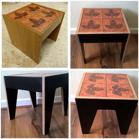 Table edges are finished with heavy duty rubber t style molding. Upcycled table top with new birch plywood legs , painted ...