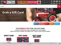 Submit an application for a tractor supply co. Tractor Supply Company | Gift Card Balance Check | Balance ...