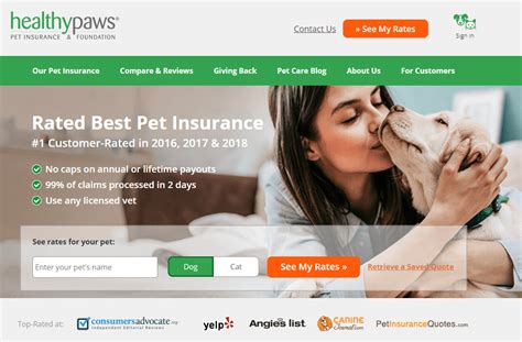 Healthy Paws vs Embrace Pet Insurance Comparison - Best ...