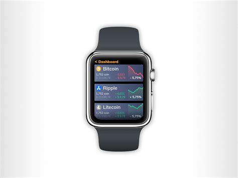 It works with bitcoin and it has a lot of features. Cryptocurrency Apple Watch App | Apple watch apps, Apple ...