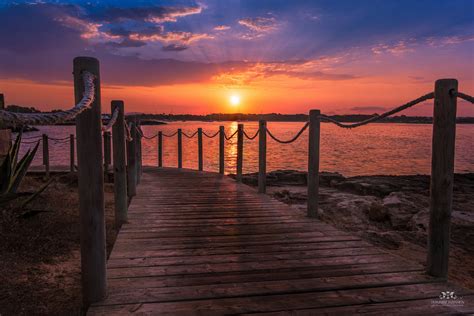 Spain, colonia sant jordi, camino de los estanques, s/n. Sonnenaufgang in Colònia de Sant Jordi | Mallorca mal 365