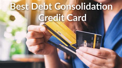 While your credit may be less than average, there are. Best Debt Consolidation Credit Card 2020 | MrOnlinee