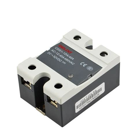 Semiconductor relay ideal for heater control, etc. Delixi Solid State Relay Module Heat Sink CDG1 - 1DA40A ...