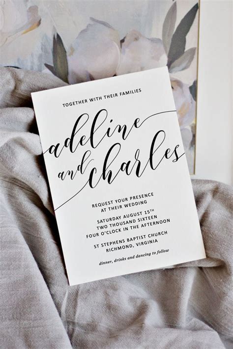 The following steps will guide you through how to create you own printed wedding invite. HOW TO MAKE YOUR OWN WEDDING INVITATIONS | Pipkin Paper ...