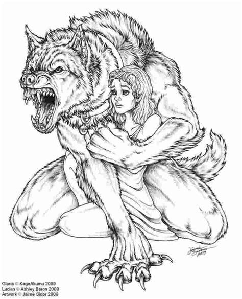 This awesome book comes with so many different pages to. Werewolf Coloring Pages Idea - Whitesbelfast
