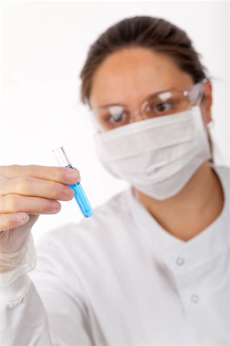 Scientist With A Test Tube Free Stock Photo - Public Domain Pictures