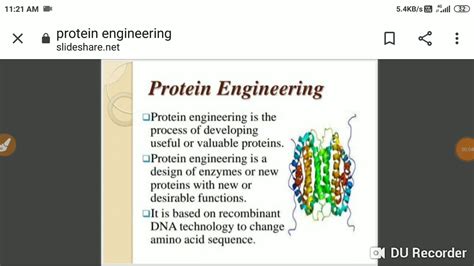 Protein structure applications • crosslinking • chemical footprinting • motivation: Protein engineering - YouTube