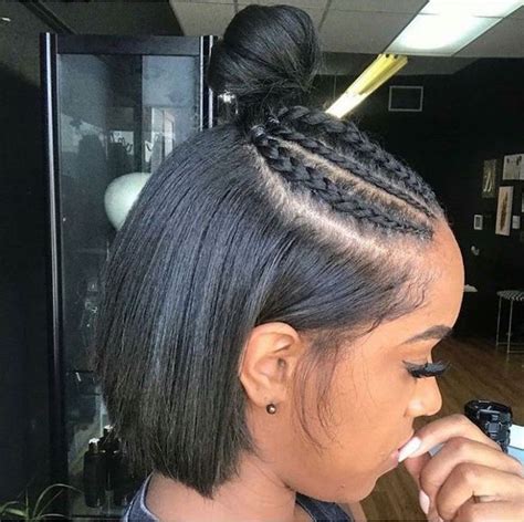 Side ponytail with thick bangs Pin on coiffure