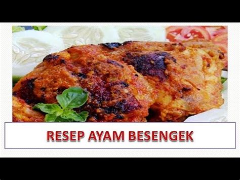 Assalamu alaikum perkenalkan namaku noniq berasal dari kota pendekar dan kota gadis dan hobiku memasak. RESEP AYAM BESENGEK - YouTube