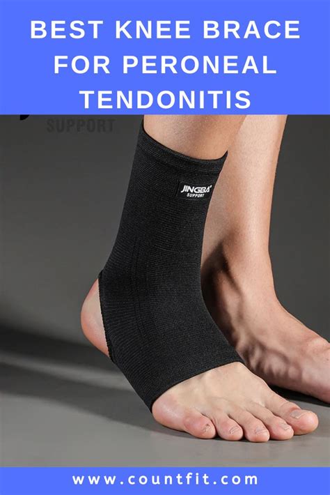 The tendon portions of these muscles insert to the outside of the foot at the fifth metatarsal base and at the bottom of the foot into several bones. Best Ankle Brace for Peroneal Tendonitis | Countfit ...