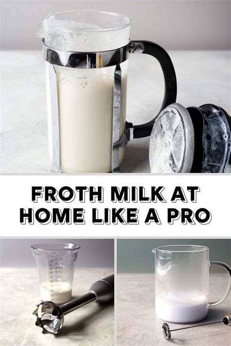 We made this and it came out great! Frothing milk at home can transform your latte experience ...