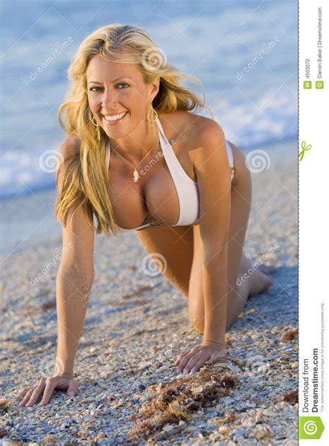 Victoria white is a hot blonde who fucks. Crawling From The Surf Stock Photo - Image: 4503070