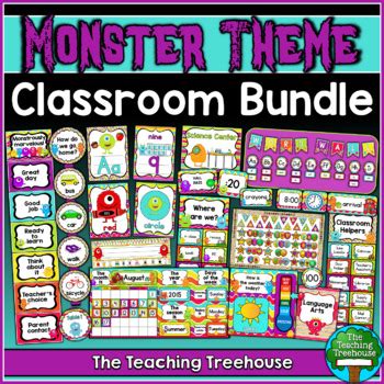 99 ($1.06/count) get it as soon as tue, aug 17. Monster Themed Classroom Bundle by The Teaching Treehouse ...