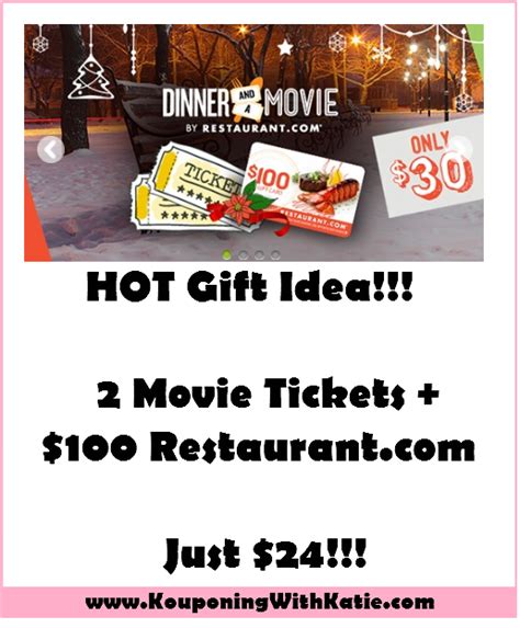 Read about a free walgreens gift card household sale from the latest weekly ad. $100 Restaurant.com Gift Card + 2 Movie Tickets, As Low As ...