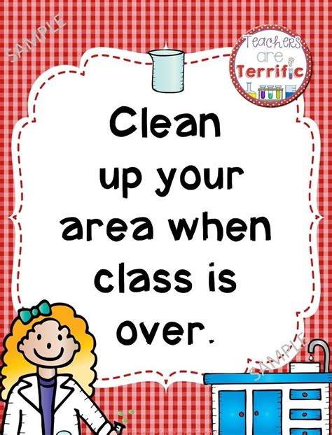 Health and safety poster fire safety poster safety posters safety talk safety meeting safety at work lab safety kids safety safety helmet. Science Safety Rules Posters in Primary Colors | Science ...