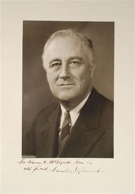 Assuming the presidency at the depth of the great depression, franklin d. Lot Detail - Franklin D. Roosevelt Oversize Signed Photo