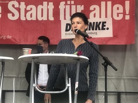 Sahra wagenknecht ist die tochter eines iranischen vaters und einer deutschen mutter. sahra wagenknecht - duisBLOG - 100% Duisburg