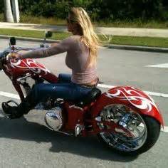 Wife rides huge black rod. ·Motorcycle Chick In Thong | Moto,chopper & donne ...