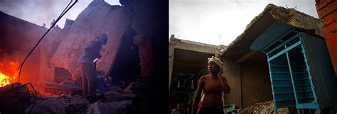 By 24 january, at least 52 aftershocks measuring 4.5 or greater had been recorded. Images Of Haiti Days After The Earthquake, And Now : NPR