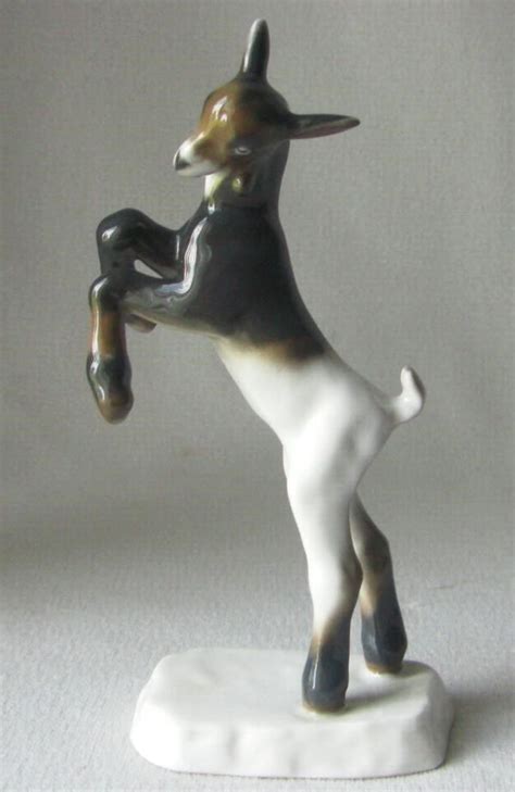 Sold in firm blocks that can be sliced or crumbled, feta cheese is synonymous with many. Antique Rosenthal Porcelain Standing GOAT Figurine Germany ...