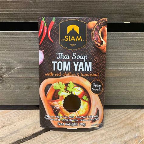Enjoy tom yum soup and other creative tom yum dishes anytime with this easy thai tom yum paste. DeSiam Thai Tom Yam Soup Paste 70g