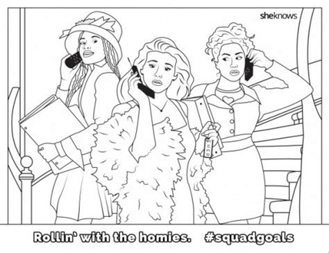 When it comes to girls, they should be very beautiful and girlish. Sharpen your crayons, this free #SquadGoals coloring book ...