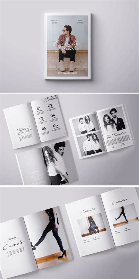 Fashion Lookbook Template InDesign INDD | Fashion lookbook design, Lookbook design, Fashion lookbook