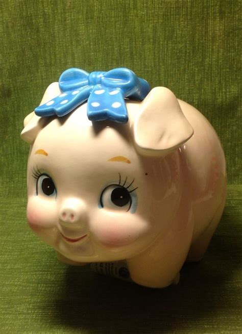 Stoneware piggy bank ceramic pig penny dime coin bank. piggy bank collection on eBay! | Piggy bank, Piggy ...