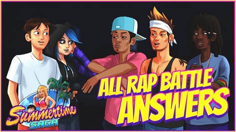 News we supporting summertime saga and follow my page. ALL RAP BATTLE ANSWERS! - Summertime Saga Walkthrough ...