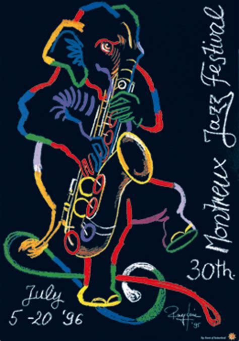 Not just jazz new and old music with many venues and lots free. MONTREUX JAZZ FESTIVAL POSTERS / ISRS - INTERNATIONAL ...