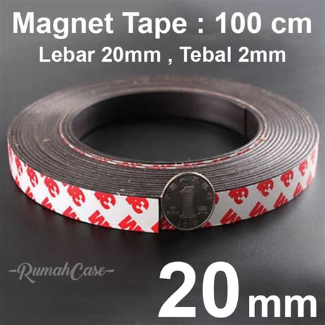 Pembayaran ditujukan ke rekening perusahaan kami. Magnet tape lebar 20mm per 1 meter double tape 3M magnetic ...