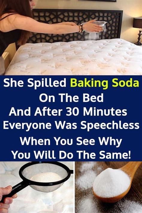 Do not saturate your bed with this mixture. Sprinkle considerable amount of baking soda on your ...