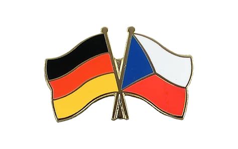 Ganz egal welche flagge sie suchen, bei uns sind sie genau richtig. Deutschland + Tschechien - Freundschaftspin