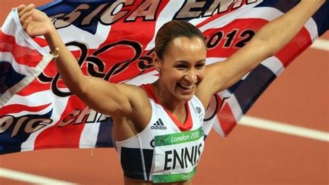 Jessica ennis was crowned olympic heptathlon champion in front of an adoring home crowd, as a new british record carried her to gold. Jessica Ennis wins Olympic heptathlon gold for GB - BBC News