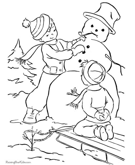 Simple coloring pages of snowmen (and snowwomen, snow girls and snow boys!) are charming free printables for a winter activity to keep little hands busy. Printable Christmas coloring pages - Snowman! | Snowman coloring pages, Coloring pages ...