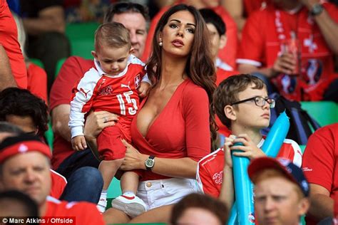 This is from her first date! WAGS make a strong showing at the Switzerland-Poland match ...