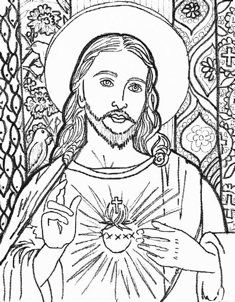 Caring jesus nature coloring image. Jesus Coloring Pages For Adults at GetDrawings | Free download