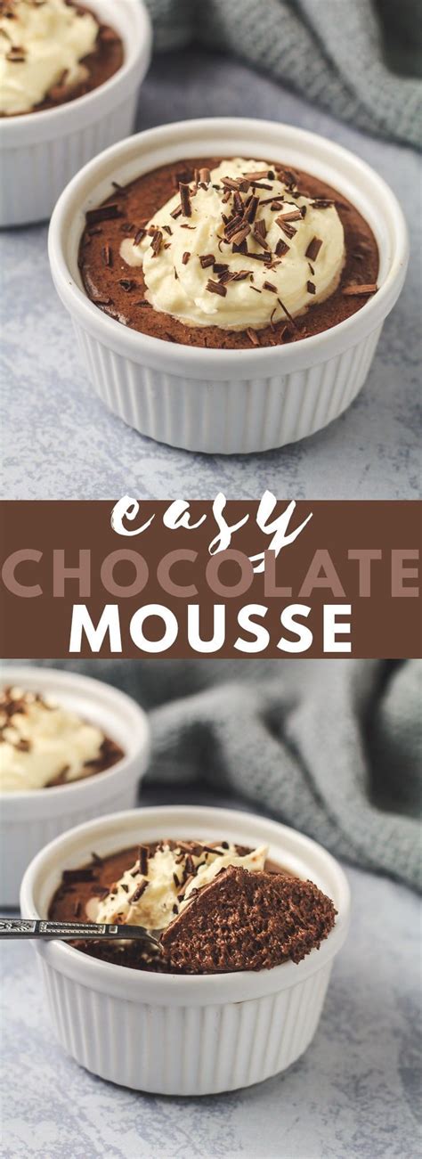This eggless chocolate mousse recipe is so easy and quick to make with only a few simple ingredients. Pin by Heaven Thomas on Food and Drinks in 2020 (With ...