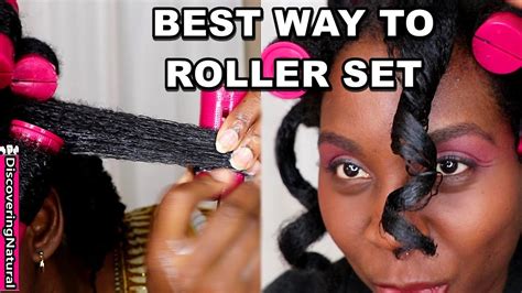 Quarantine may be the best time to transition if you're looking to go natural. Best Way to Roller Set Natural Hair with Perm Rods - YouTube