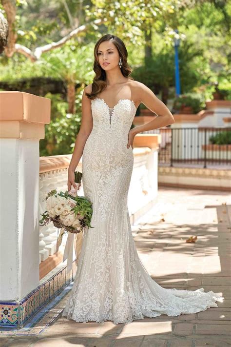 See photos of wedding dresses with a sweetheart neckline and choose those which you like the most. Jasmine Couture Bridal Collection T212007 | Bridal dresses ...