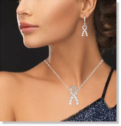 Check spelling or type a new query. Plumeria Sparkle Ribbon Jewelry Shows Support for Cancer ...