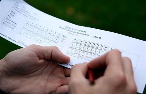 Apr 12, 2017 · the game of golf doesn't always take place on a green, manicured course. Golf scorecard Rules - simple but important - Golf Monthly