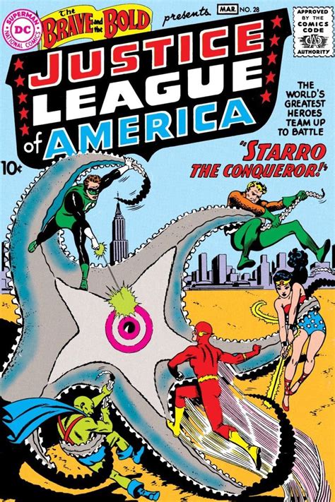 For there is shops out there who use only diamond(marvel, dc. Justice League vs. Starro | Silver age comic books ...