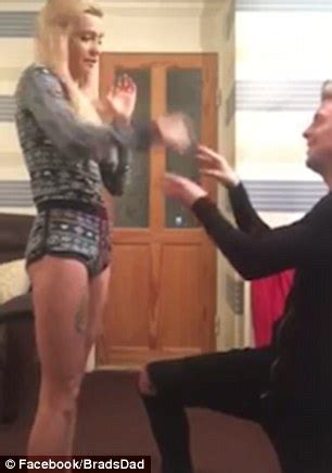 What is the funniest thing you have ever done or has happened to you? Man pretends to propose but asks girlfriend to make a cup ...