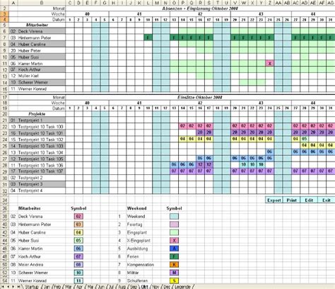 Groups of rows and columns can be expanded and collapsed, and views become compact and organized. Excel Einsatzplanung Mitarbeiter : Professionelle ...