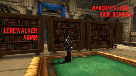 25 novels, 40 short stories, 14 videos, 27 manga, 15 comics, 8 free audio books, pdf in reading chronological order! ASMR Lore Reading - World of Warcraft Library Books ...