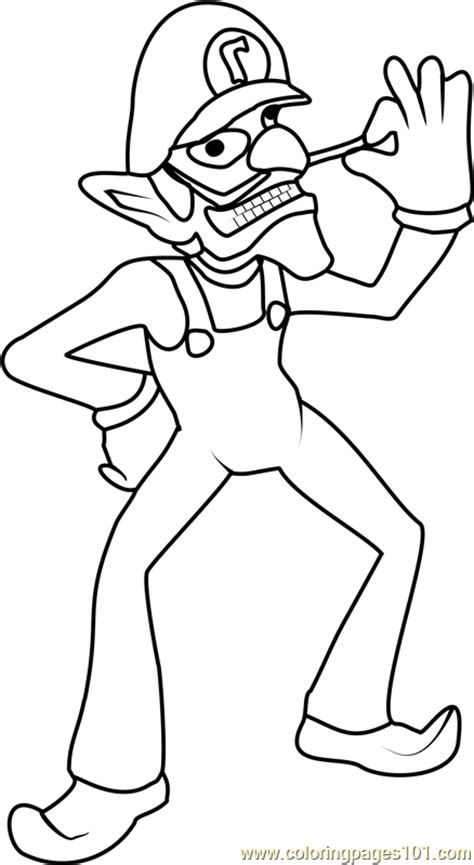 Find high quality waluigi coloring page, all coloring page images can be downloaded for free for personal use only. Waluigi Coloring Page - Free Super Mario Coloring Pages ...