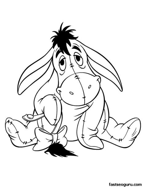 268x268 pages disney baby pluto coloring pages disney eeyore coloring. Printabel coloring pages Disney Characters Eeyore ...